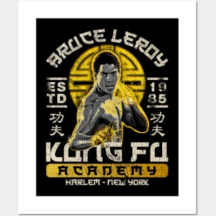 Vintage Bruce Leroy Kung Fu Academy 1985 Posters and Art